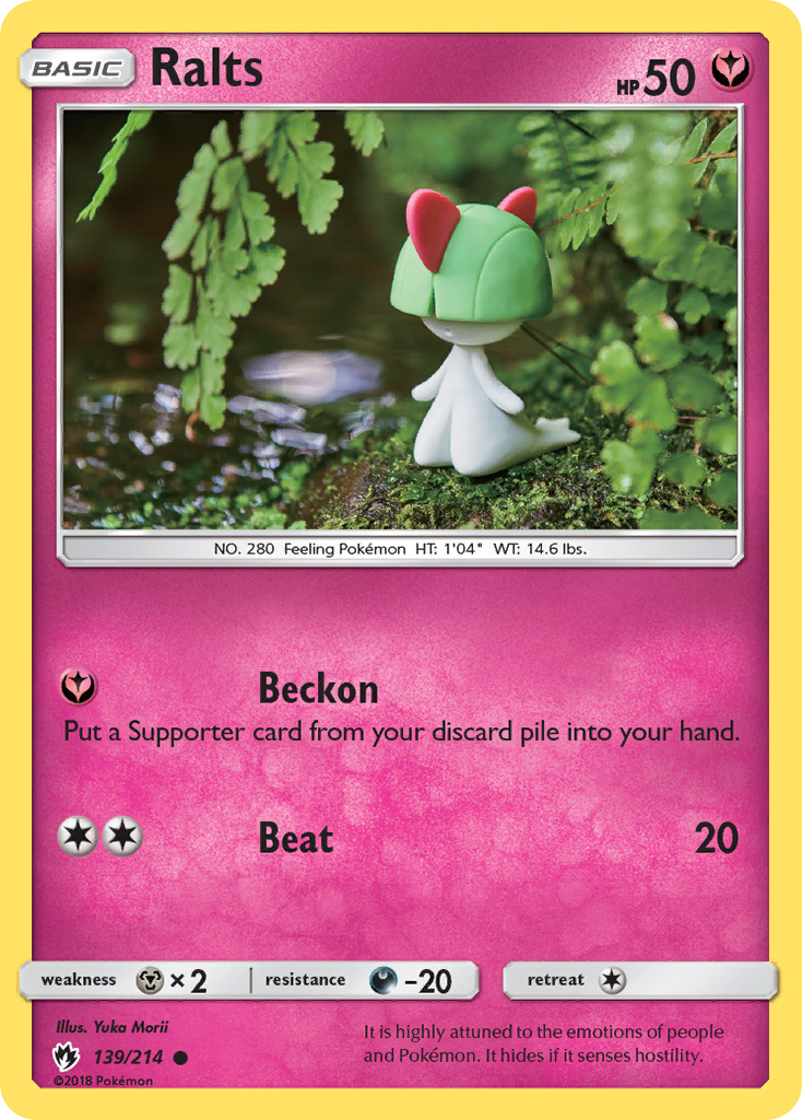 Ralts card front