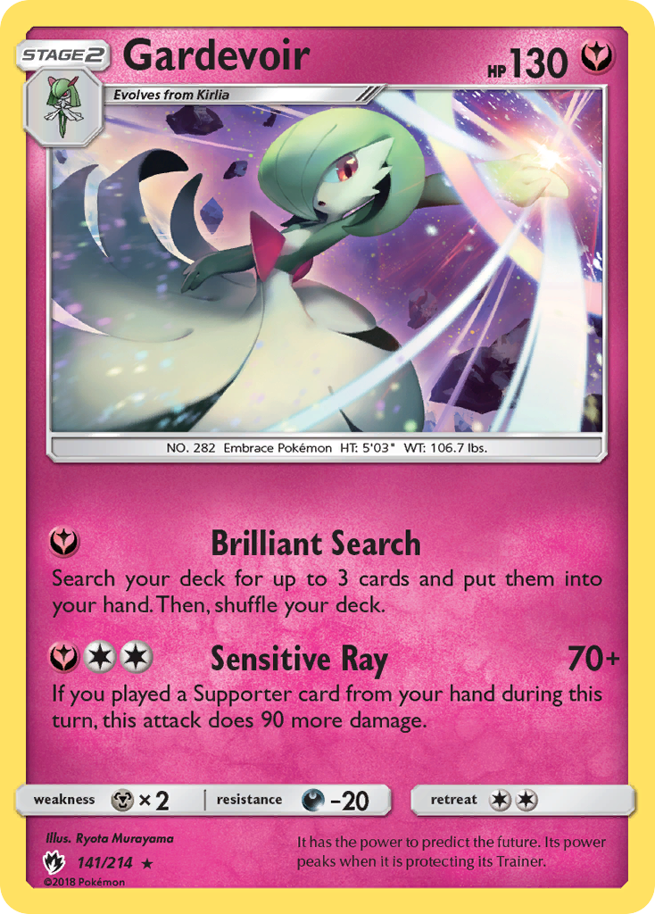 Gardevoir card front