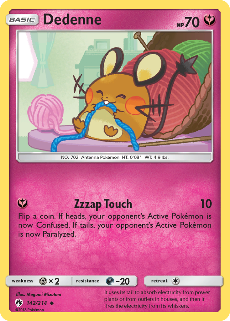 Dedenne card front