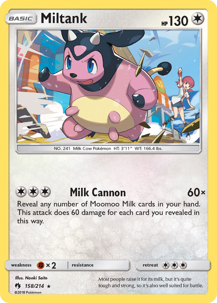 Miltank card front