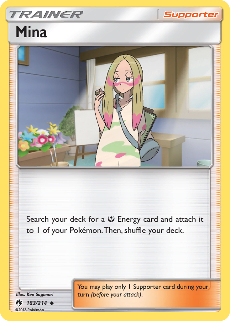 Mina card front