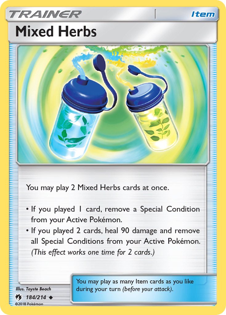 Mixed Herbs card front