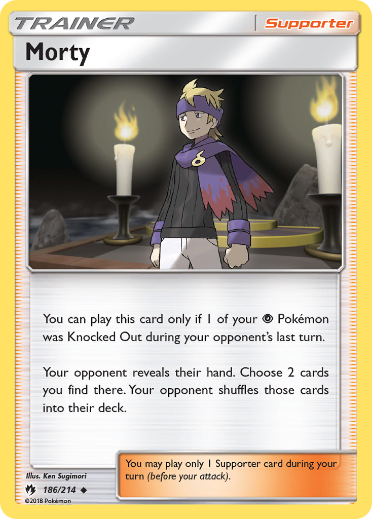 Morty card front