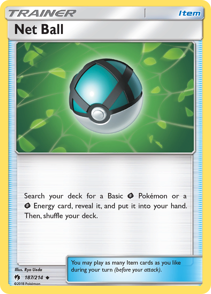 Net Ball card front