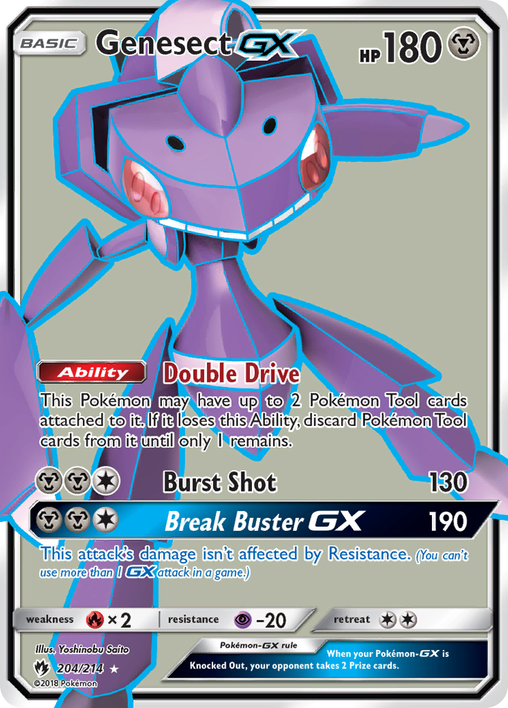 Genesect-GX card front