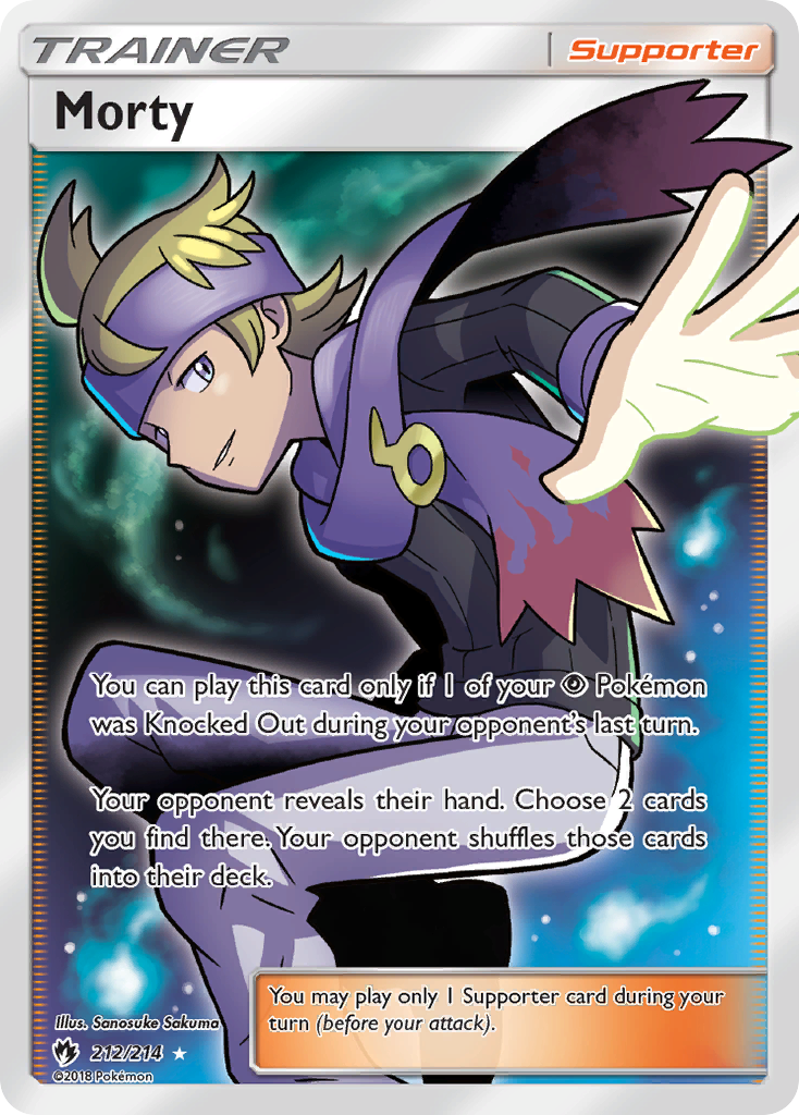 Morty card front
