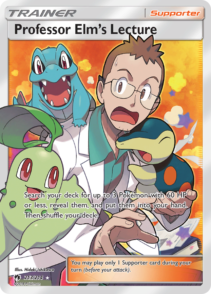 Professor Elm's Lecture card front
