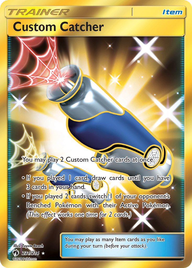 Custom Catcher card front