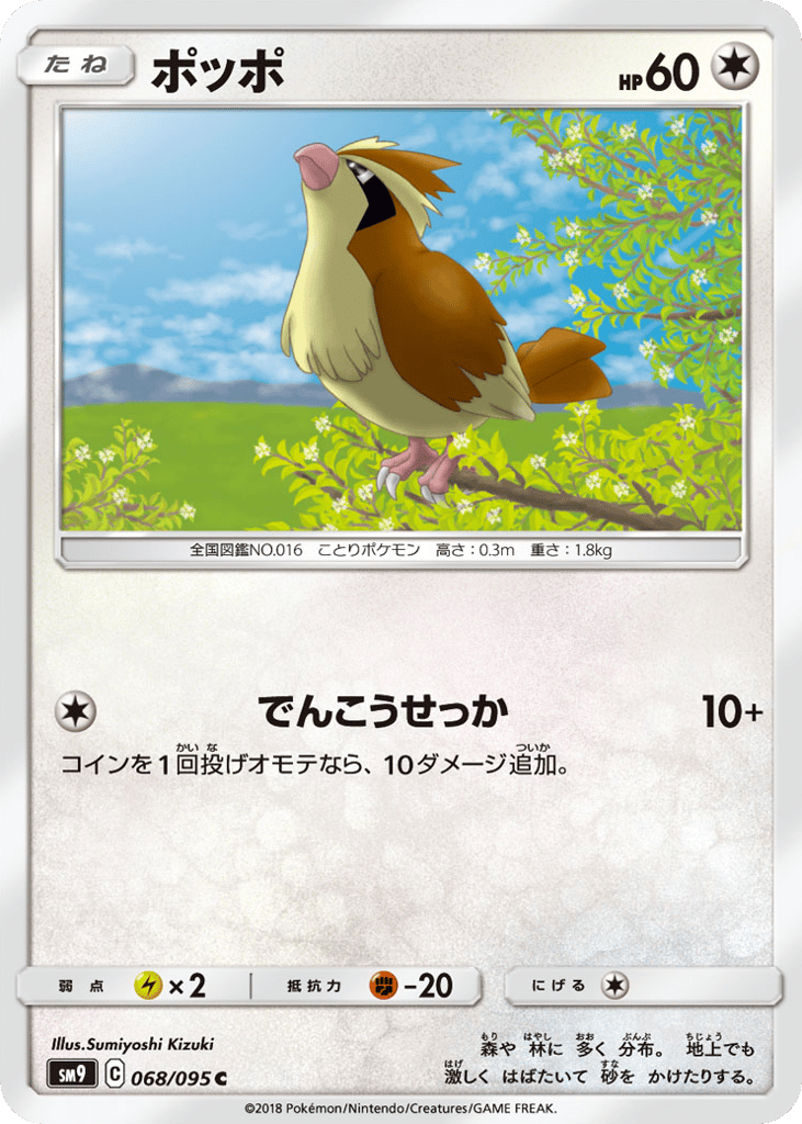 ポッポ card front