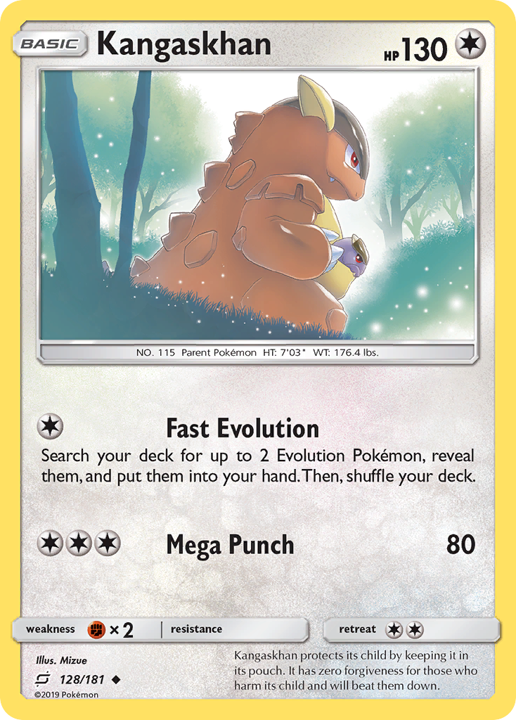 Kangaskhan card front