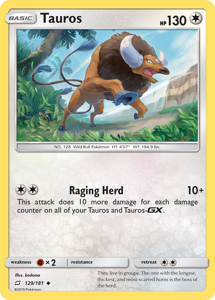 Tauros card front
