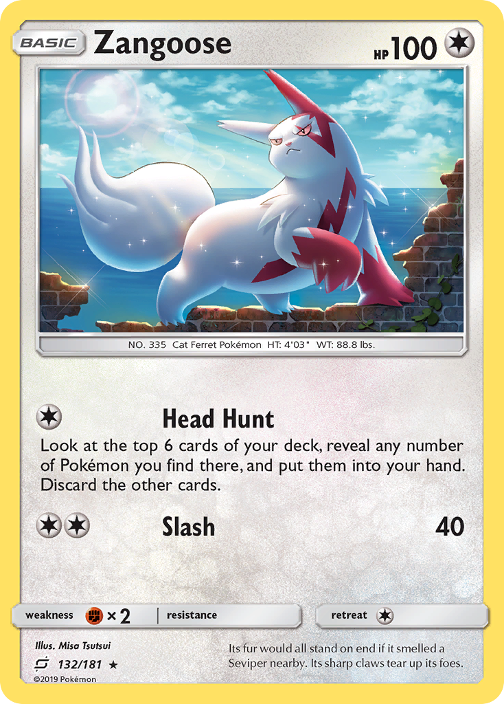 Zangoose card front