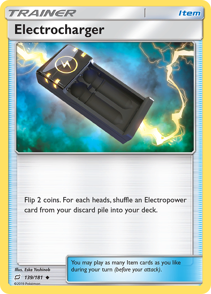 Electrocharger card front