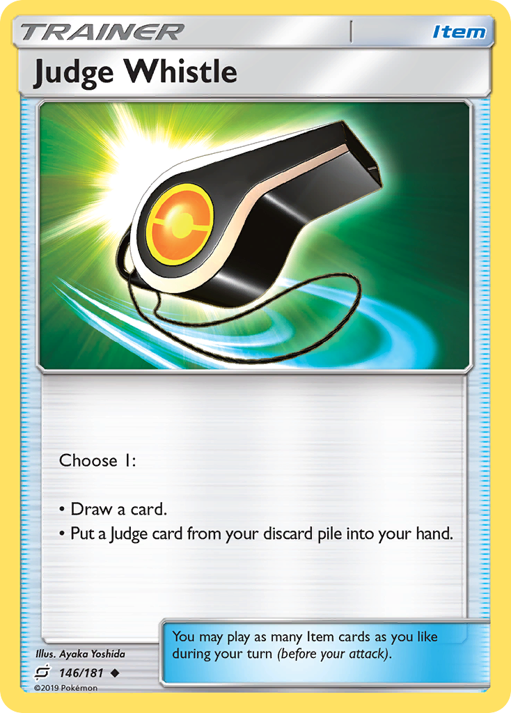 Judge Whistle card front