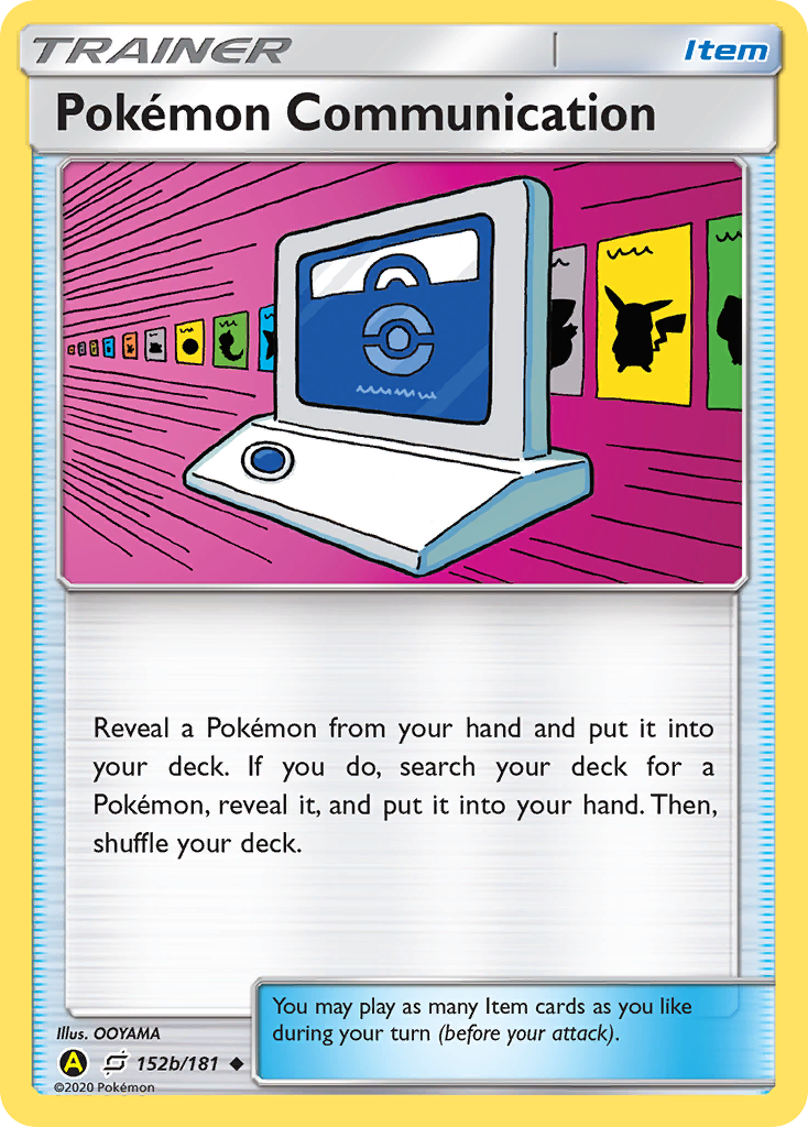 Pokémon Communication card front