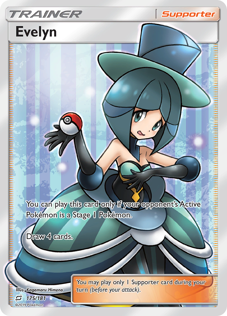 Evelyn card front