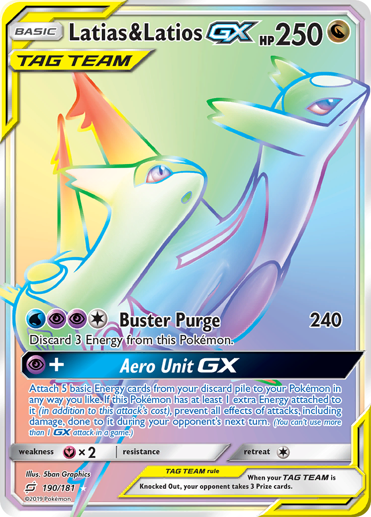 Latias & Latios-GX card front