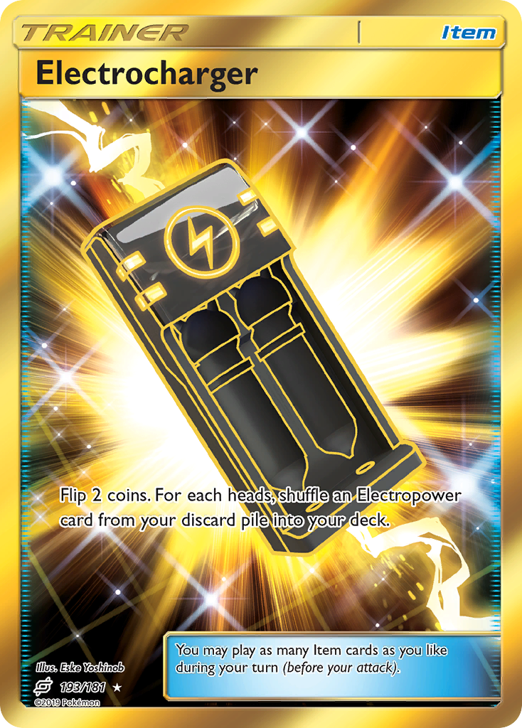 Electrocharger card front