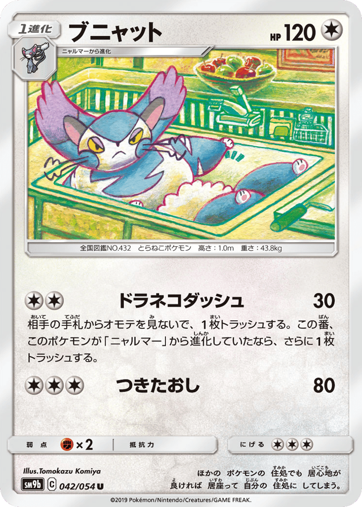 ブニャット card front