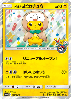トウホクのピカチュウ