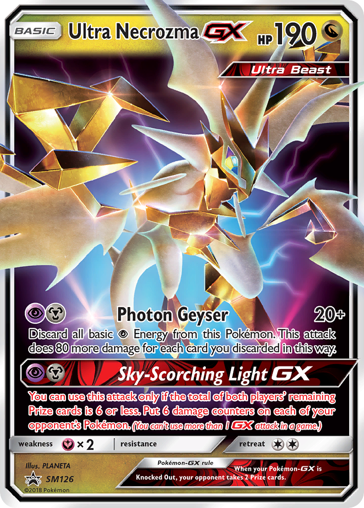 Ultra Necrozma-GX card front