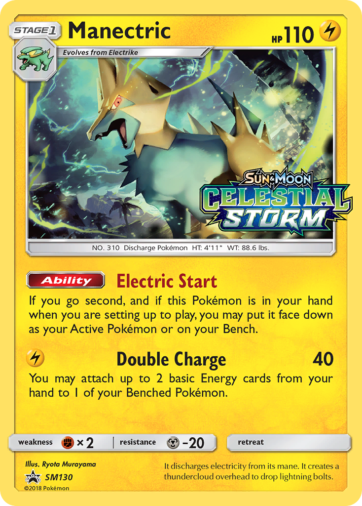 Manectric card front