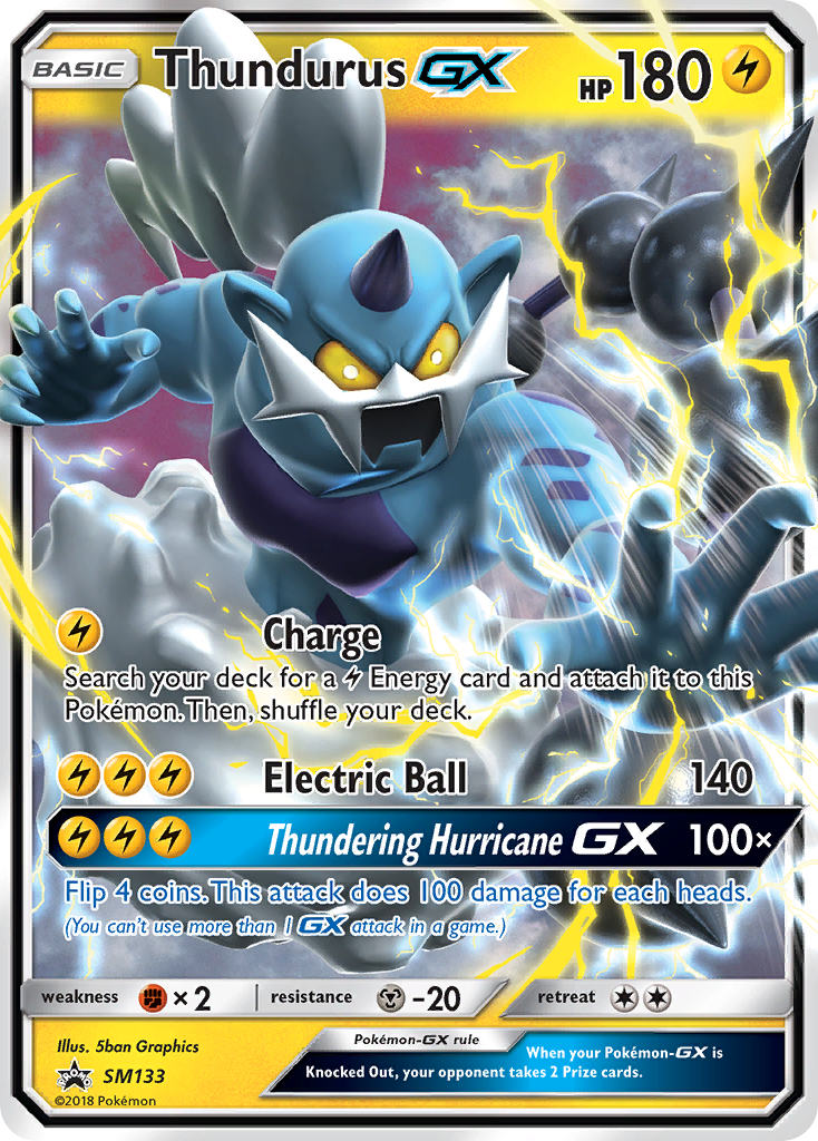 Thundurus-GX card front