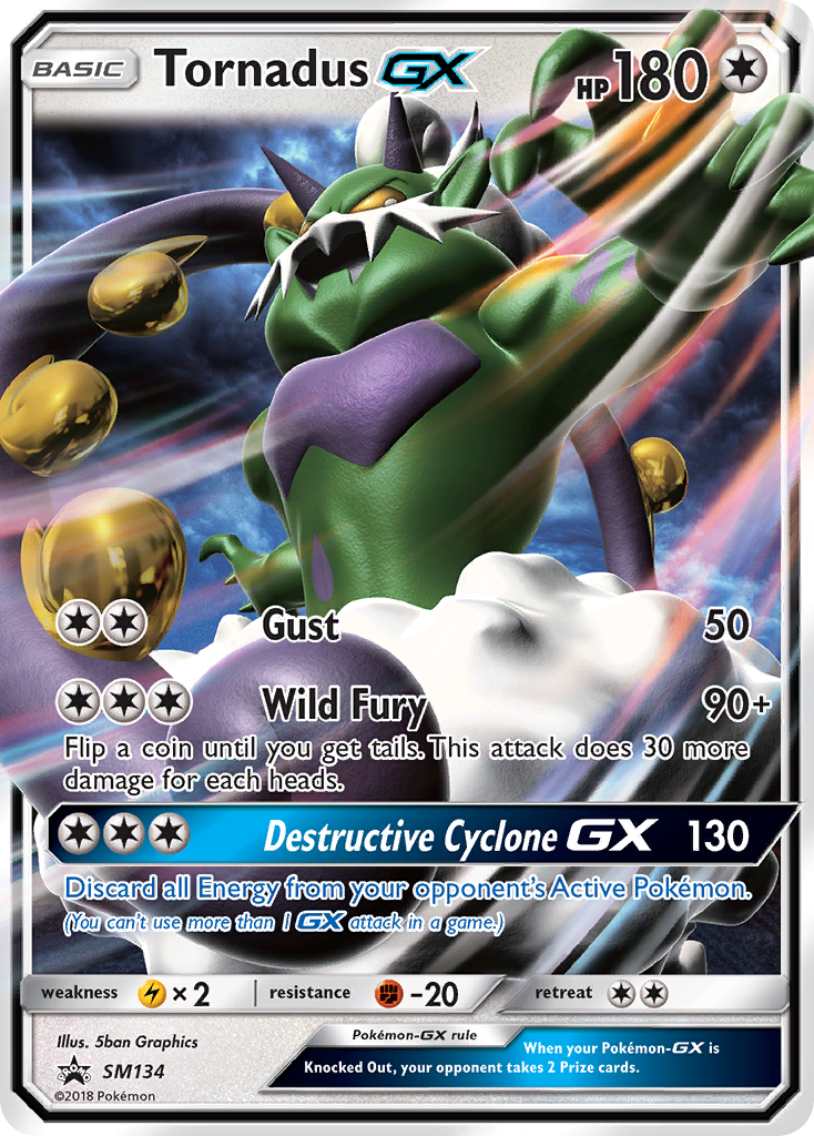 Tornadus-GX card front