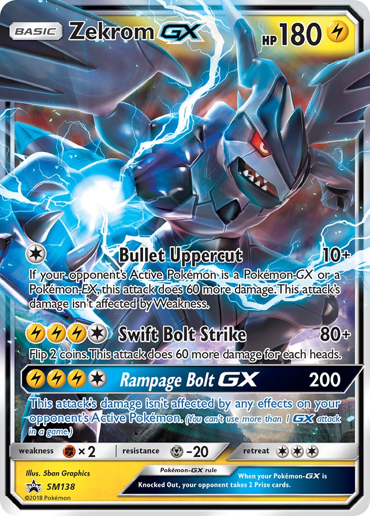 Zekrom-GX card front