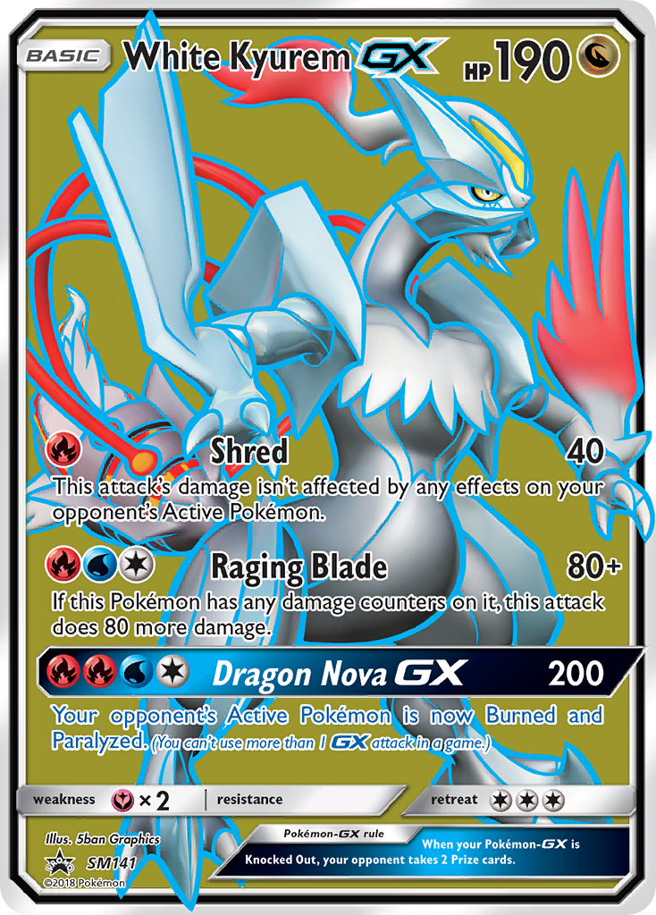 White Kyurem-GX card front