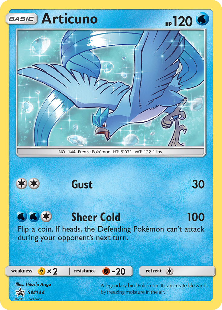 Articuno card front