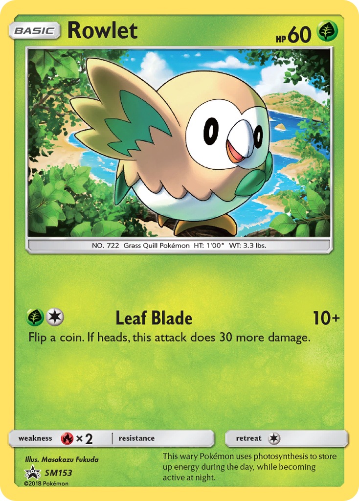 Rowlet card front