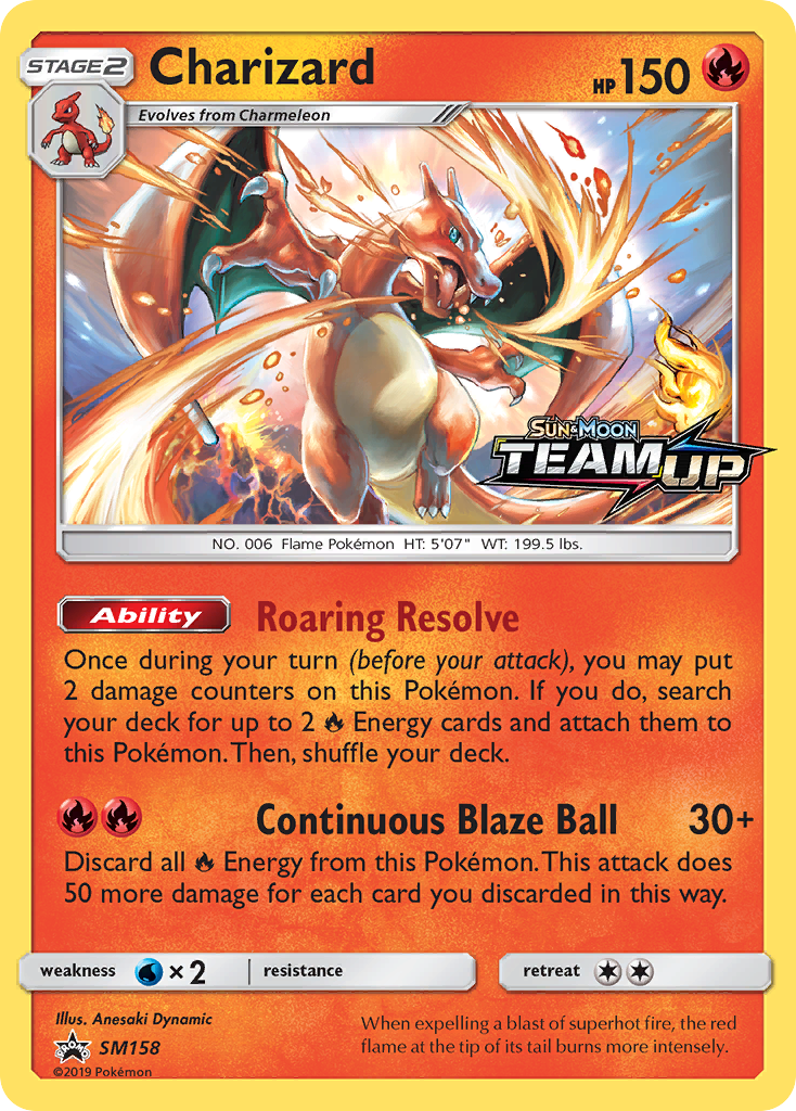 Charizard card front