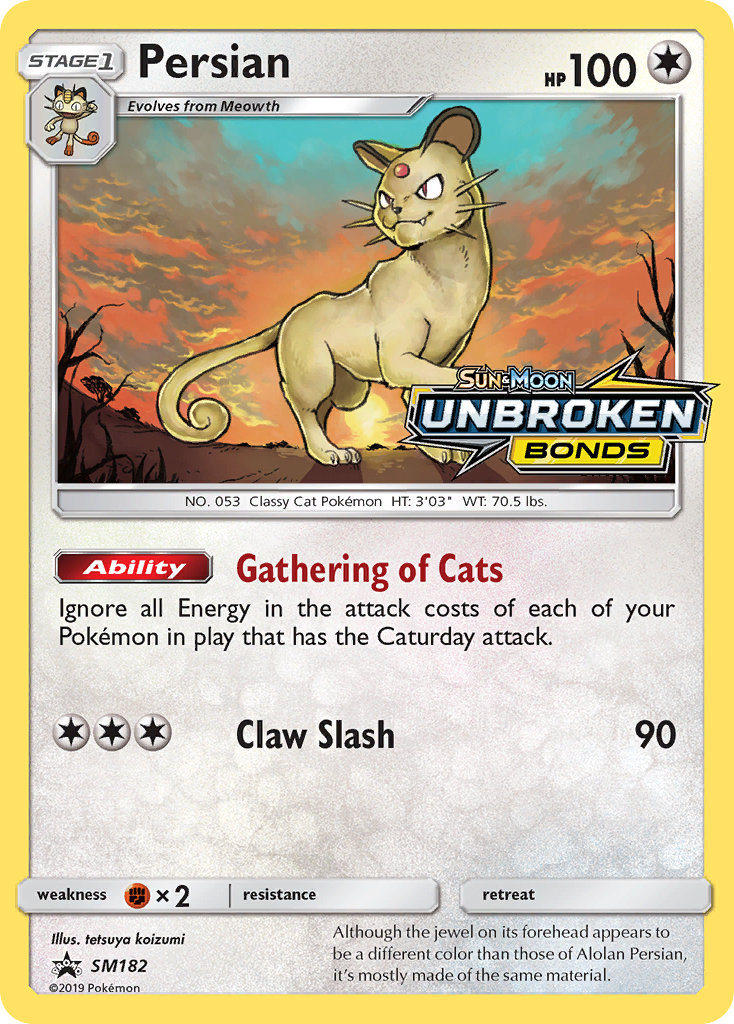 Persian card front