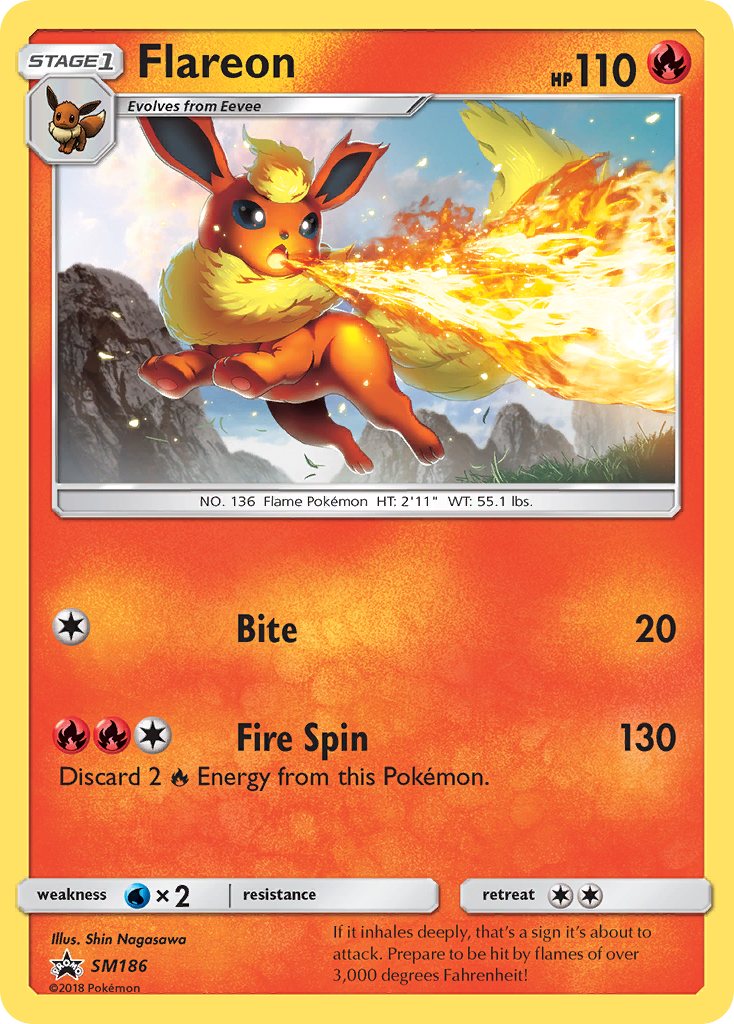 Flareon card front
