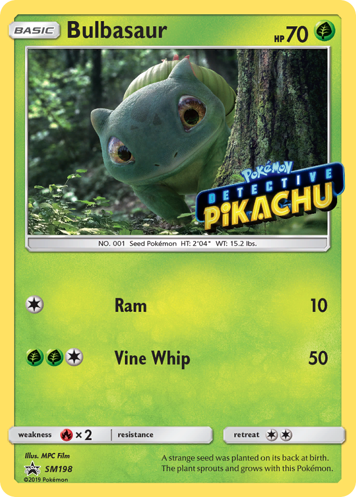 Bulbasaur card front