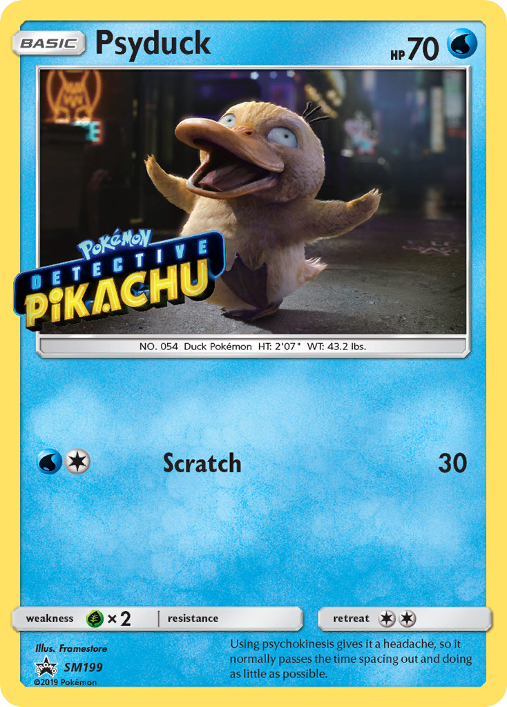 Psyduck card front