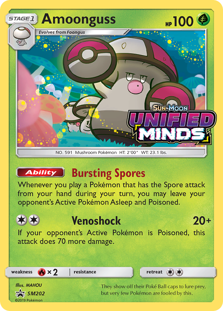 Amoonguss card front
