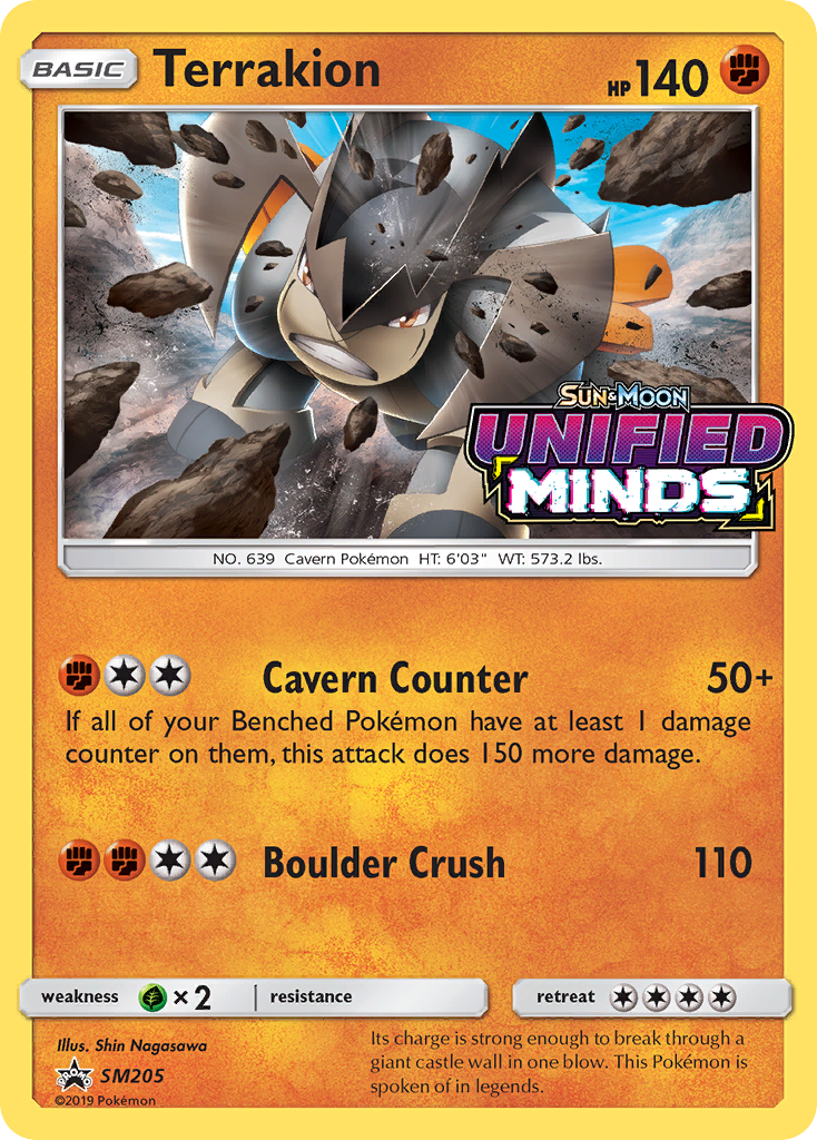Terrakion card front
