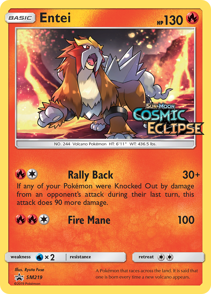 Entei card front
