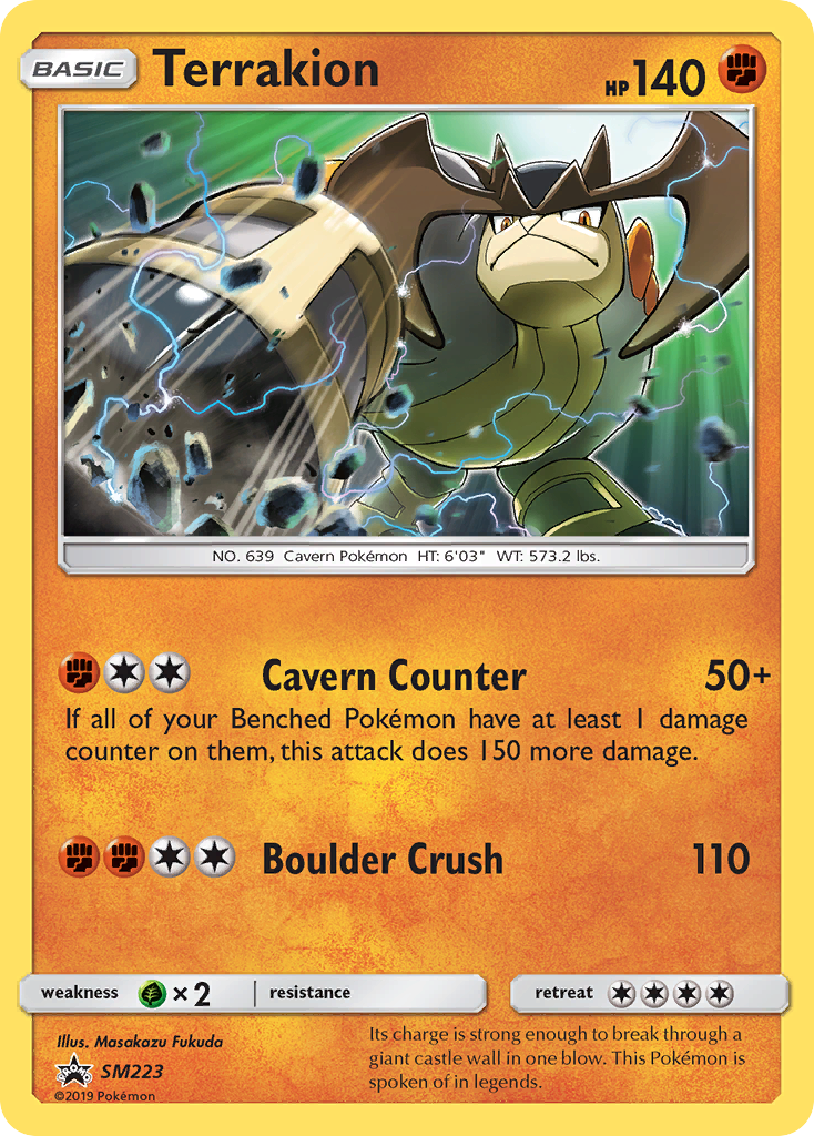 Terrakion card front