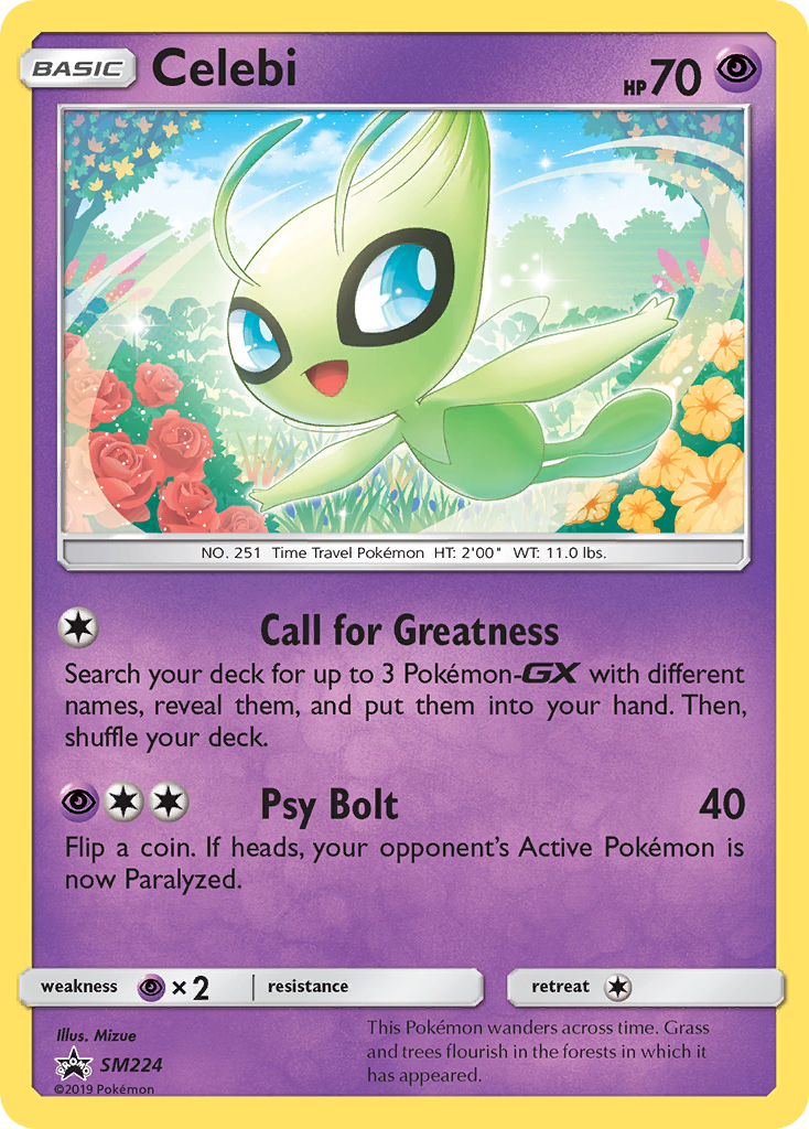 Celebi card front