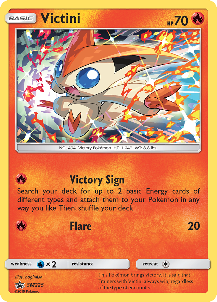 Victini card front