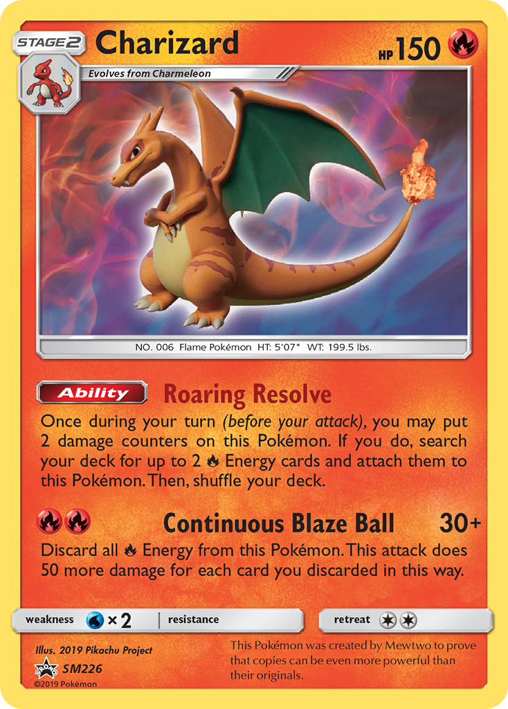 Charizard card front