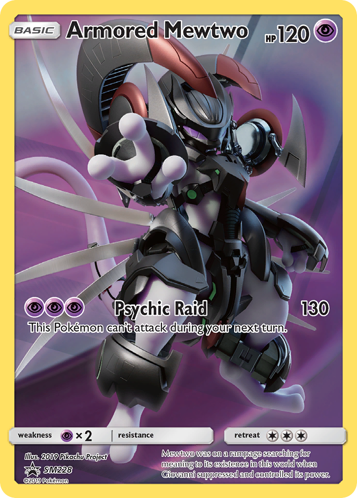 Armored Mewtwo card front