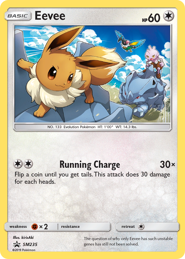 Eevee card front