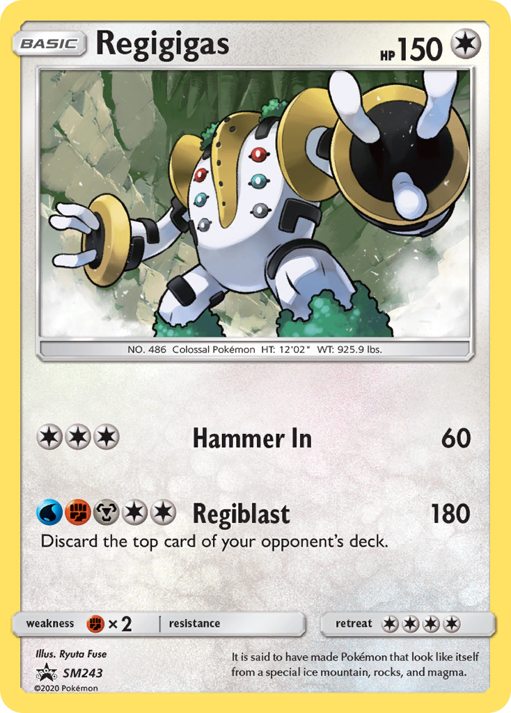 Regigigas card front