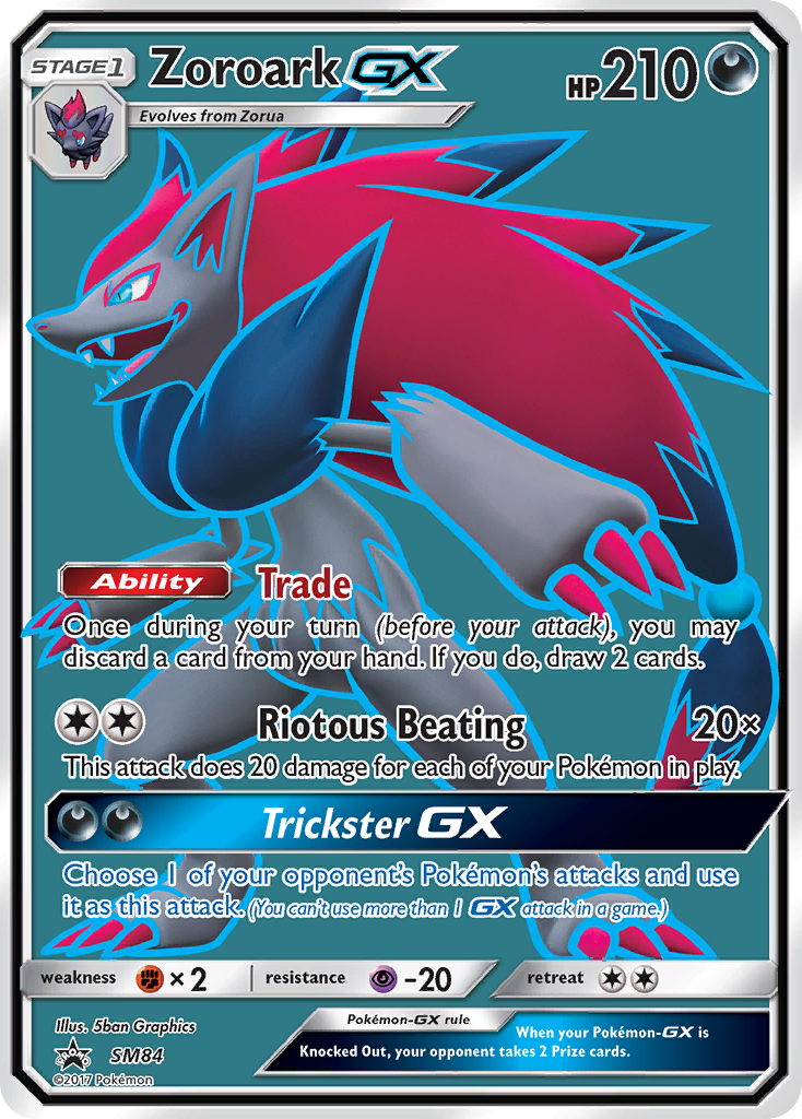 Zoroark-GX card front