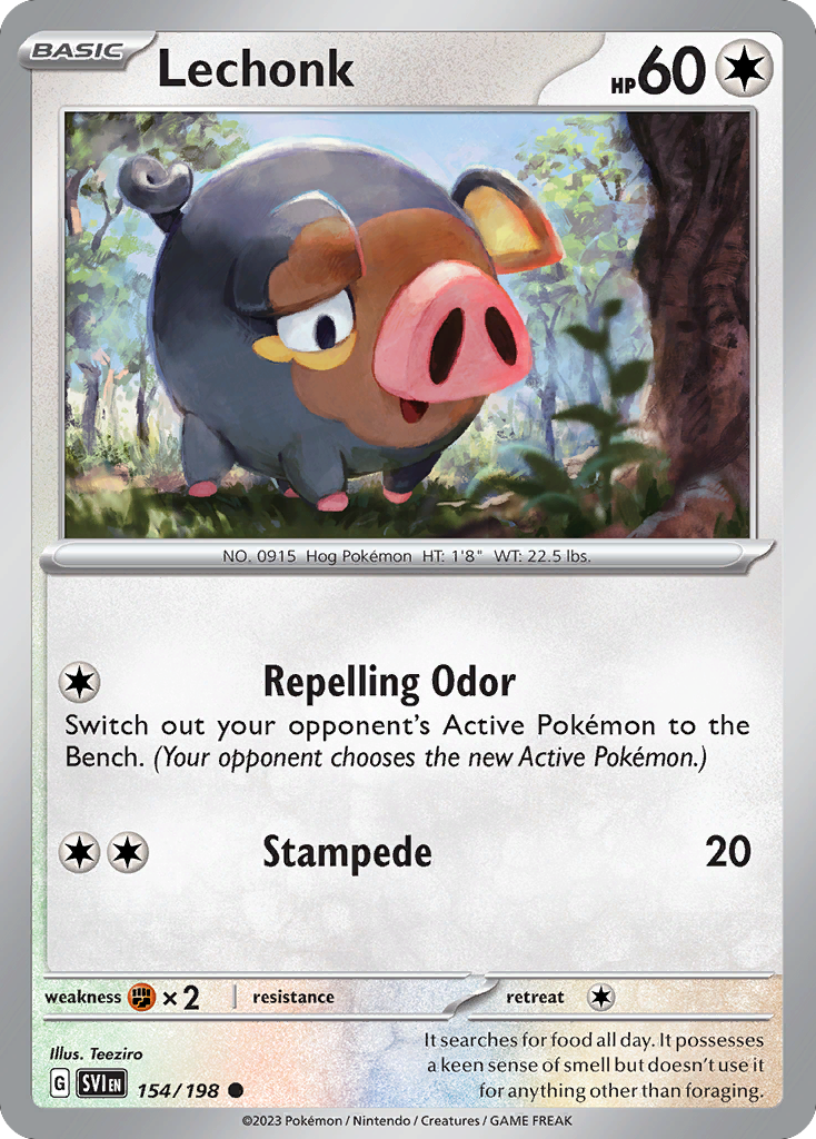 Lechonk card front
