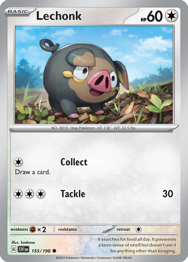 Lechonk card front